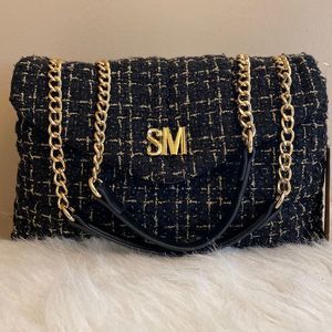 Steve Madden (Bledger)Shoulder Bag - Black & Gold